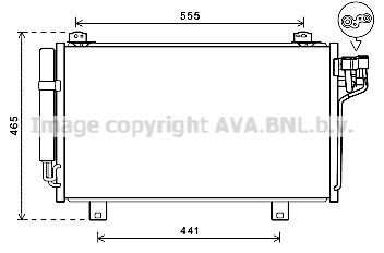 AVA QUALITY COOLING Конденсатор, кондиционер MZ5261D